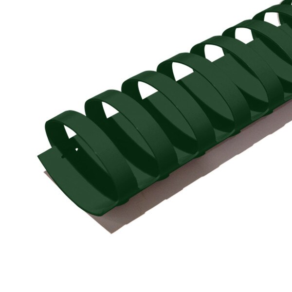 dark green 32mm 19 ring comb spine